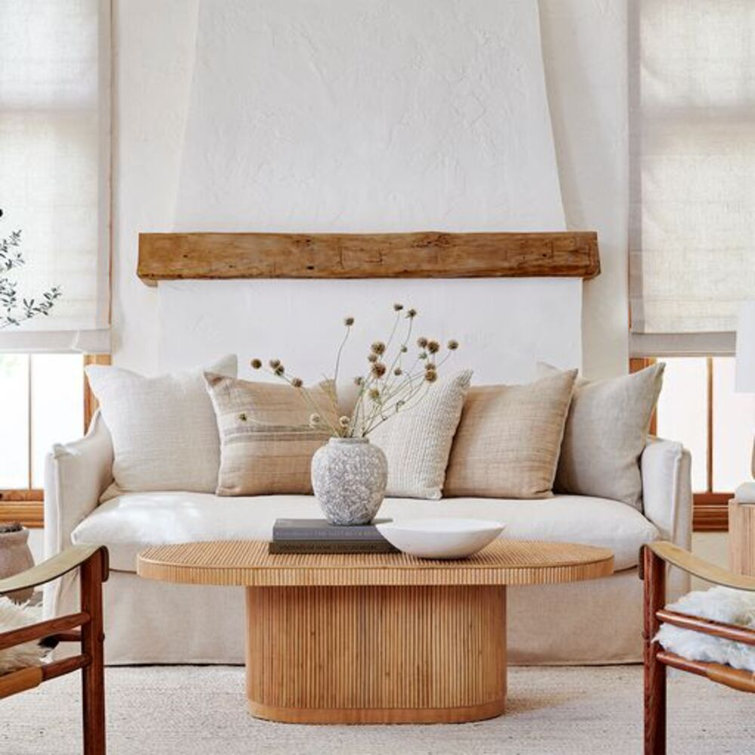 Woven Gabriella Solid Coffee Table Perigold